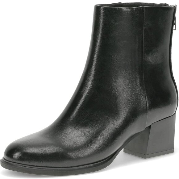 Baretraps Bessie Block Heel Ankle Booties Black 6M Cushioned Comfort MSRP $79 - Picture 1 of 4